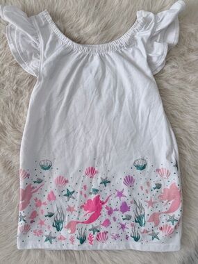 Jumping Beans Disney Limited Edition The Little Mermaid tunic Tee Girls Size 8